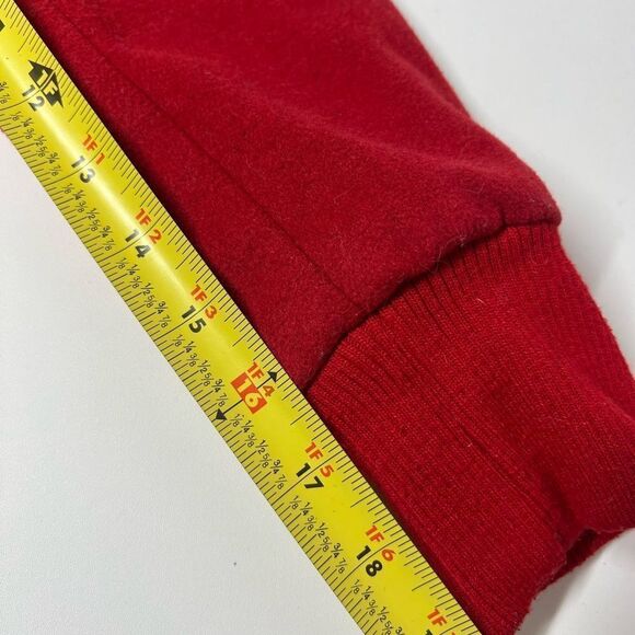 WOMENS JUNIORS SOUND & MATTER BASIC WOOL BLEND JACKET RED W/ BUTTONS SIZE XS - Picture 11 of 15